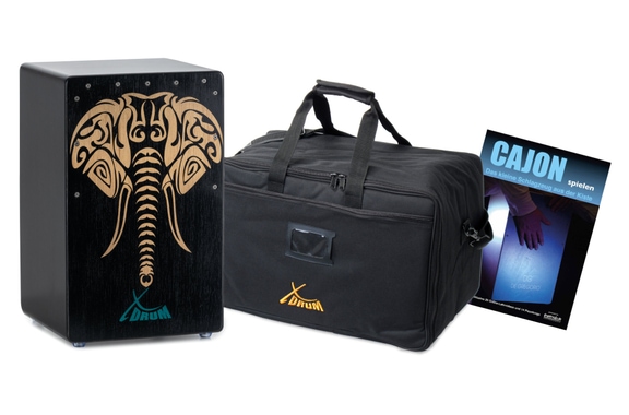 Set Cajón XDrum Design Series "Elephant" Incl. Funda + Escuela image 1