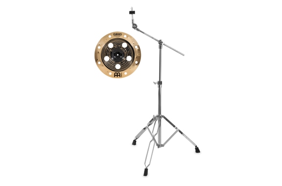 Set Meinl Classics Custom Dual 16" Trash China avec Support Cymbale à Bras image 1
