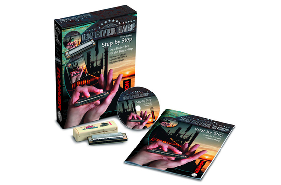 Hohner Step by Step Big River Harp Starter Set image 1