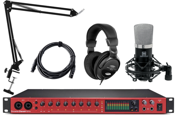 Focusrite Clarett+ 8Pre Podcast Set image 1