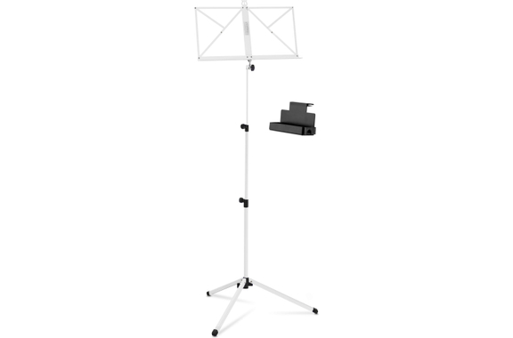Classic Cantabile 100 Muziekstandaard Medium Wit Set incl. Opbergbox image 1