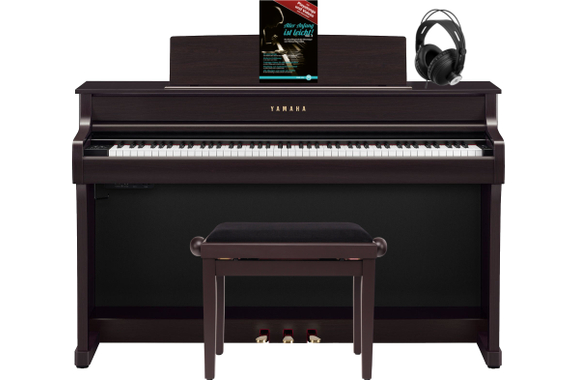 Yamaha CLP-845 R Digitalpiano Rosenhout Set image 1