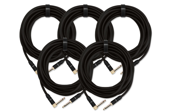 Pronomic Trendline INST-6S Instrumentkabel 6m zwart 5x Set image 1