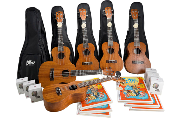 Voggenreiter Set Di Ukulele Valencia (Soprano) image 1