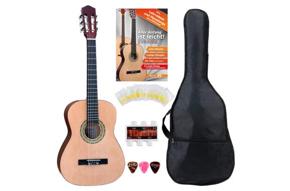 Classic Cantabile AS-861 Konzertgitarre 3/4 Starter-Set image 1