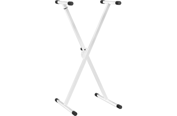 Classic Cantabile Support Clavier X Réglable En Hauteur Blanc image 1
