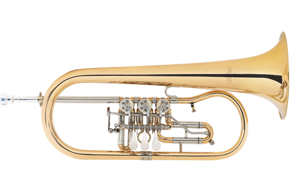 Lechgold FH-24GL Bb-Flügelhorn, lackiert  - Retoure (Zustand: sehr gut) image 1