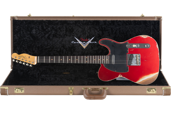 Fender Custom Shop 1960 Telecaster Heavy Relic Faded Candy Apple Red image 1