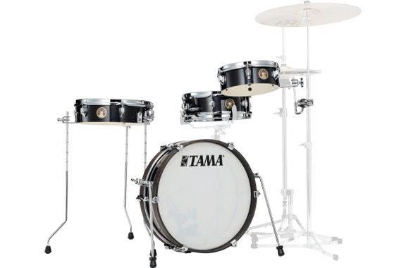 Tama LJK48P-HBK Club-Jam Pancake Hairline Black image 1