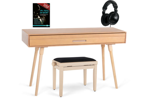 Classic Cantabile DP-730 OK Digital Piano Oak Deluxe Set image 1