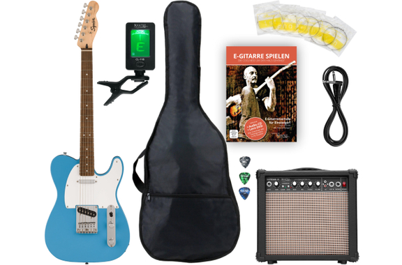 Squier Sonic Telecaster California Blue Starter Set image 1