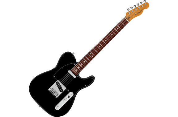 Fender 75th Anniversary Player II Baritone Telecaster Black image 1