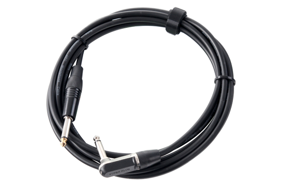 Pronomic Stage INST-A-3 Instrument Cable Angled Plug 3 m Black image 1