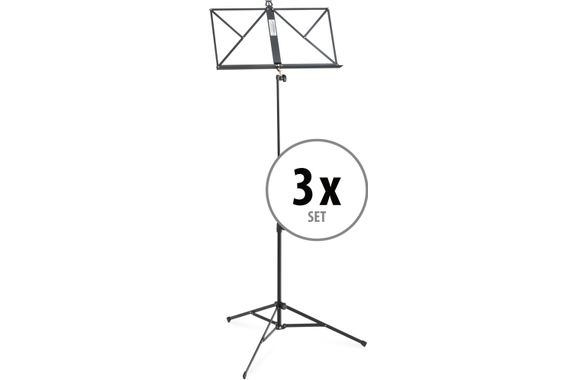 Classic Cantabile 90 Leggio Light Nero Set da 3 image 1