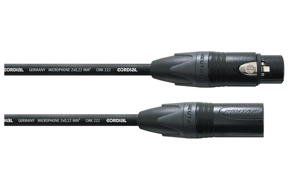 Cordial CPM 1 FM Microfoonkabel 1 m Zwart image 1