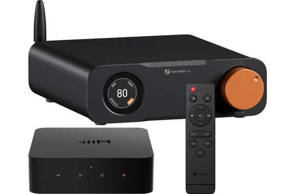 WiiM Pro / Fosi ZD3 XLR HDMI HiFi Streamer Set image 1
