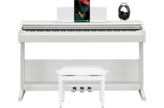 Yamaha YDP-105 Arius Digital Piano White Set image 1