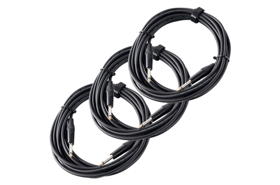 Pronomic Stage INST-6 Câble Instrument Jack 6m noir lot de 3 image 1