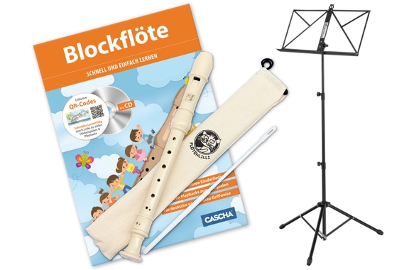 Cascha Blockflöten Set - Barocke Griffweise Set image 1
