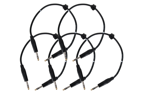 Pronomic Stage INSTS-0,5 Cavo Jack 0,5 m Stereo Set da 5 image 1