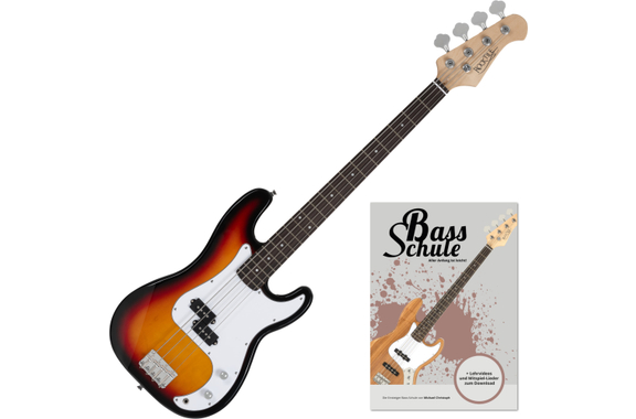 Rocktile Puncher E-Bass Sunburst + Set École image 1
