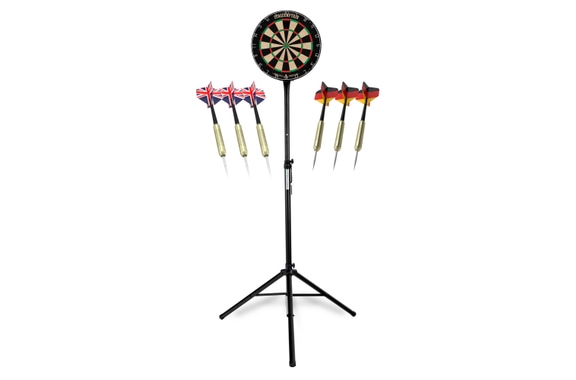 Stagecaptain DBS-1715 BullsEye Pro Bersaglio Darts + Set Supporto Nero image 1