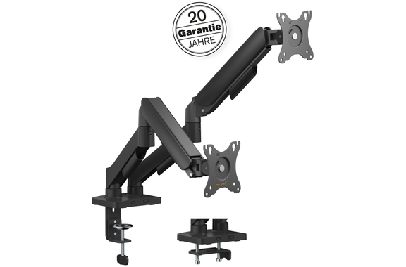 my wall HEG10L Support Moniteur Pour 2 Écrans 17" - 32" image 1