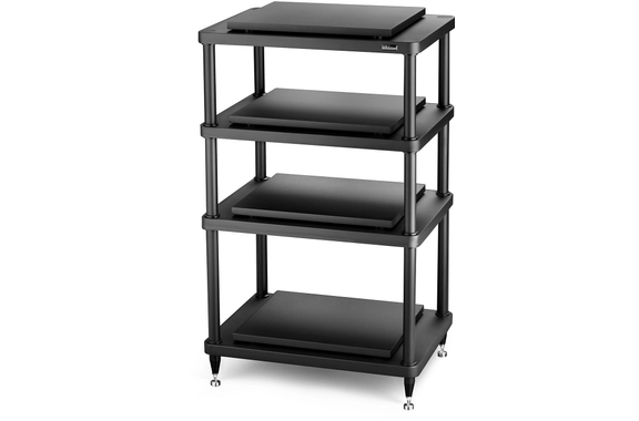 Solidsteel S5-4 HiFi Audio Rack Black image 1