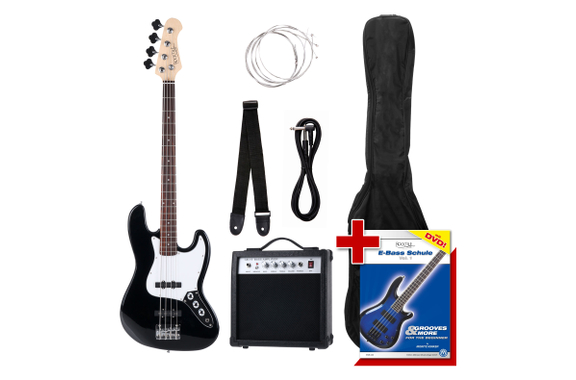 Rocktile Groover's Pack JB E-Bass Black image 1