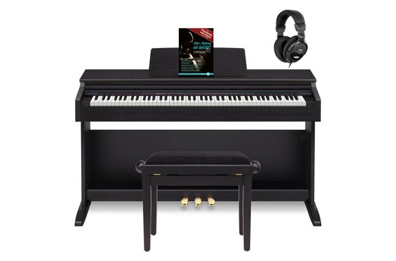 Casio Celviano AP-270 BK Pianoforte Digitale Nero Set con Panca, Cuffie e Metodo image 1