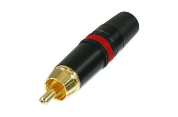 Neutrik Rean NYS373-2 Cinch Stecker rot image 1