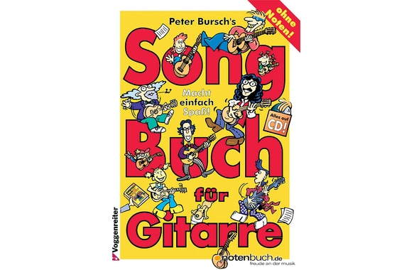 Le Livre De Chansons De Peter Bursch Pour Guitare + CD image 1