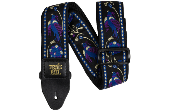 Ernie Ball 5371 Jacquard Strap Purple Pleasant Pheasant image 1