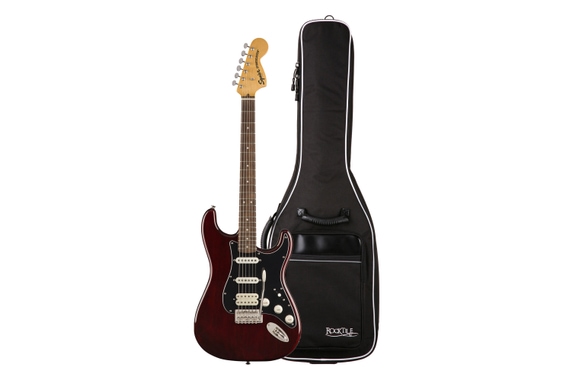 Squier Classic Vibe '70s Stratocaster HSS LRL Walnut Gigbag Set image 1