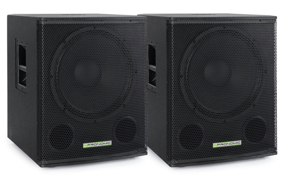 Pronomic SA-15 SUB Aktiv Subwoofer 2x Set image 1