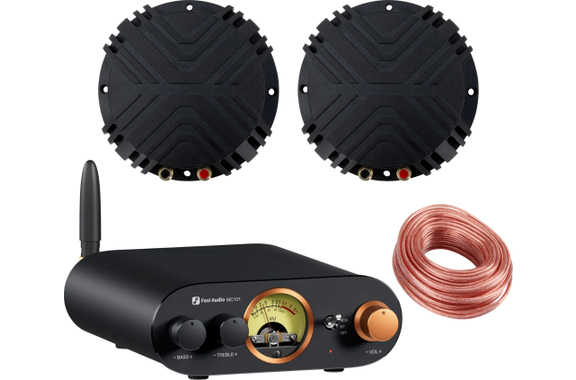 Xcite XBS50-4 / Fosi MC101 Bass Shaker Sim-Racing Set image 1