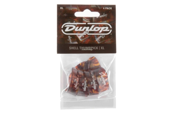 Dunlop 9024P Shell Daumenpicks extra large 4-er Pack image 1