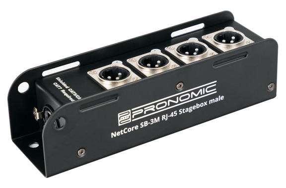 Pronomic NetCore SB-3M Multicore-Stagebox male image 1