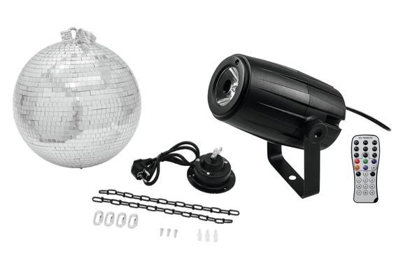 Set Eurolite LED PST-5 QCL Sfera Specchiata image 1