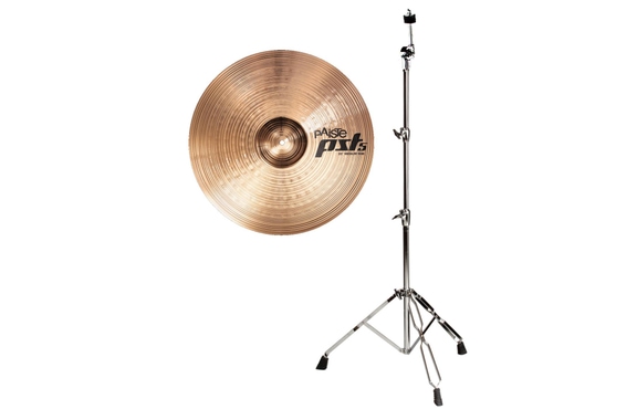 Paiste 20" PST 5 Medium Ride Ständer gerade Set image 1