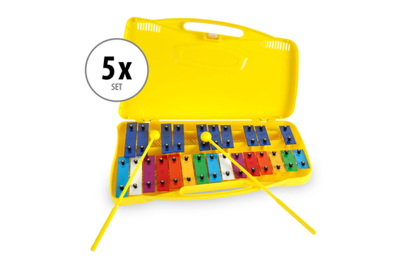 Set da 5 Classic Cantabile GSG-25 Glockenspiel Soprano cromatico image 1