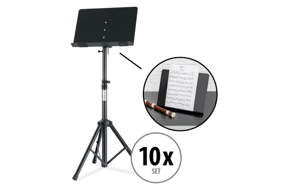 Classic Cantabile OST-350 2-in-1 Notenpult 10x Set image 1