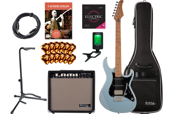 Set de Guitarra Eléctrica Cort G250 SE Ocean Blue Grey image 1