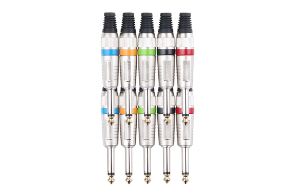 Pronomic JPLUG Kleurige Jackplug - Set Van 10 image 1