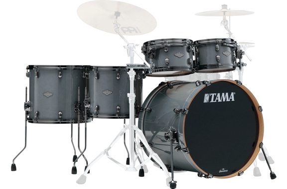 Tama MBS52HZBNSSGR Starclassic Performer Shell Kit Smoky Gray image 1