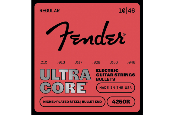 Fender UltraCore 4250R Nickel Plated Cordes Pour Guitare Électrique 010-046 image 1