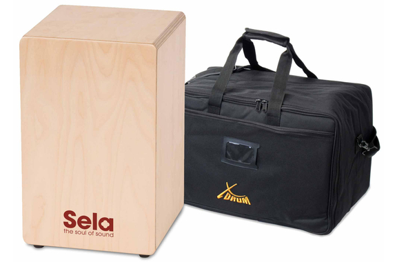 Sela SE 117 Primera Cajon Natural Set incl. Cajon Gigbag image 1
