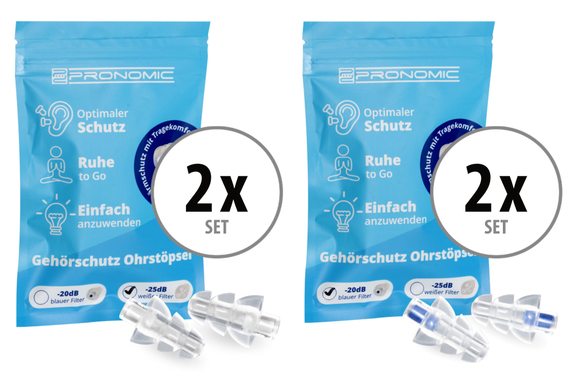 Pronomic Hearing Protection Earplugs Mixed Set image 1