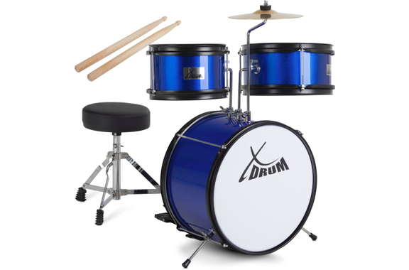 XDrum Junior KIDS Batterie Incl. École Bleu image 1