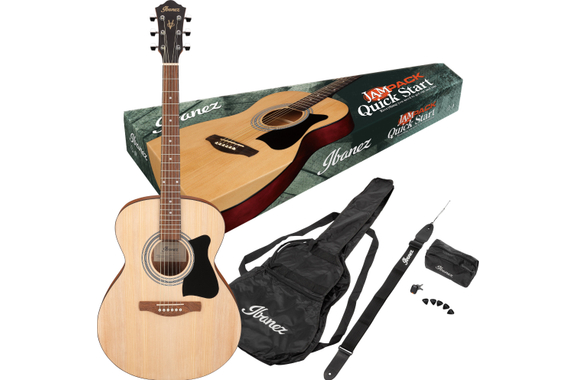 Ibanez VC50NJP-OPN Grand Concert Jam Pack Open Pore Natural image 1